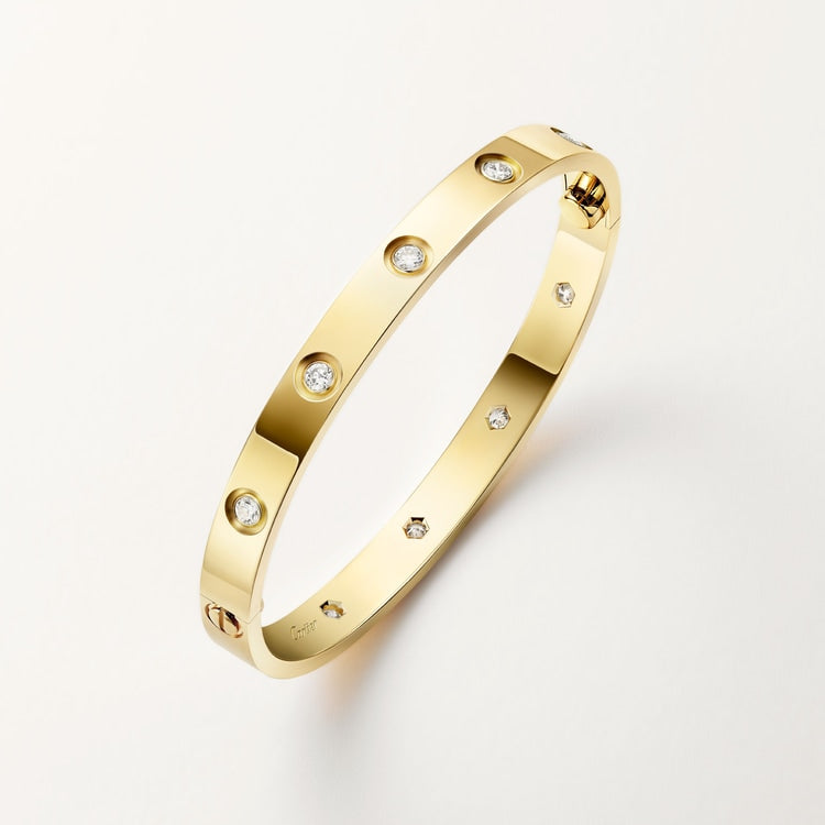 CARTIER LOVE BRACELET YELLOW GOLD DIAMOND