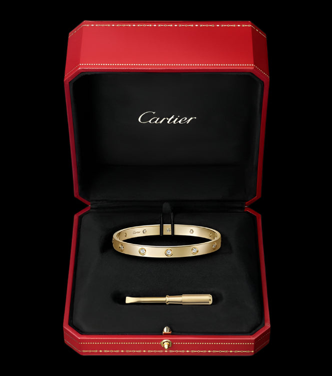 CARTIER LOVE BRACELET YELLOW GOLD DIAMOND