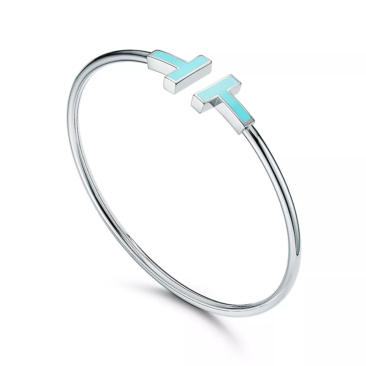 TIFFANY T. TURQUOISE WIRE BRACELET