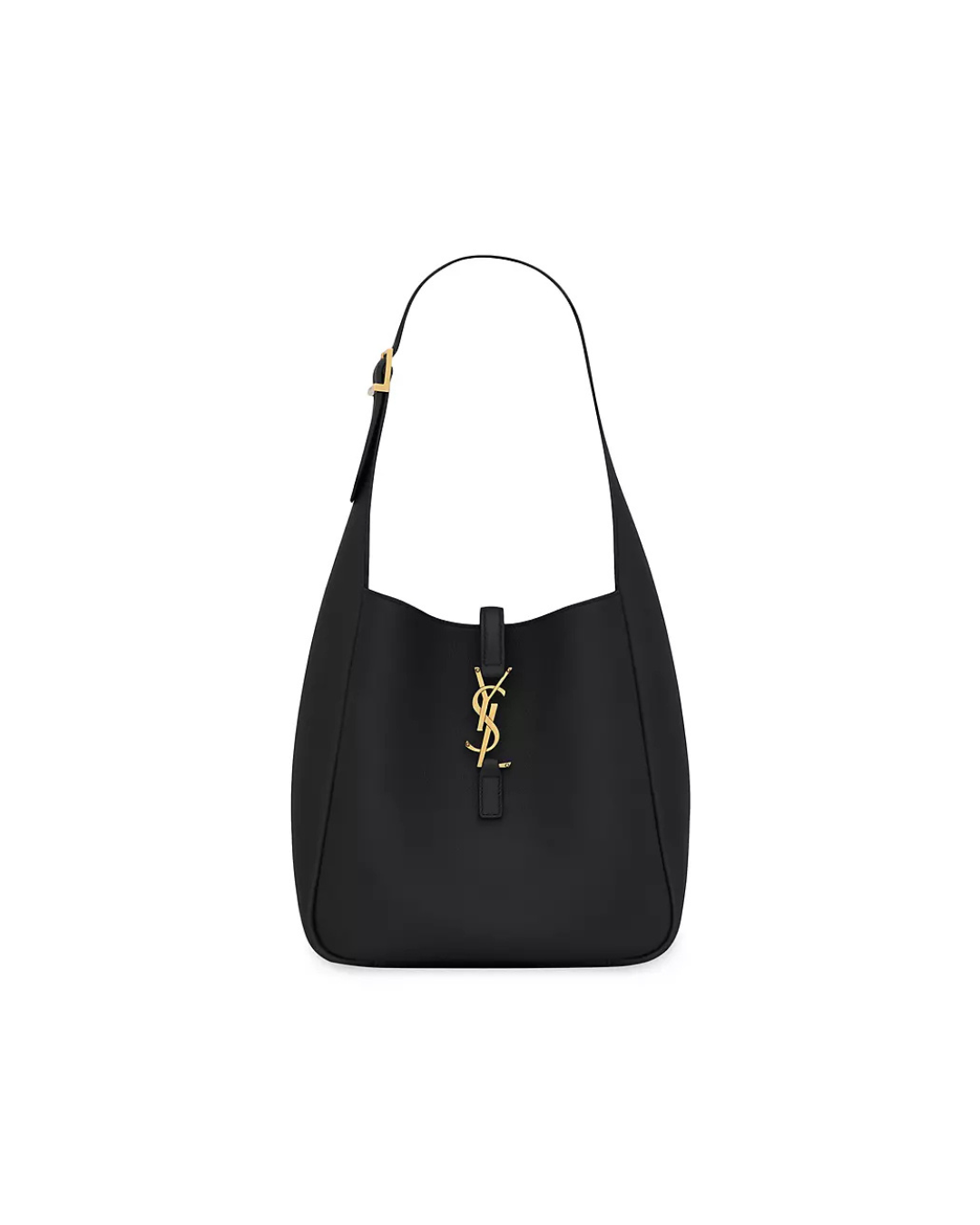 YSL BLACK SHOULDER MONOGRAM ACCENT