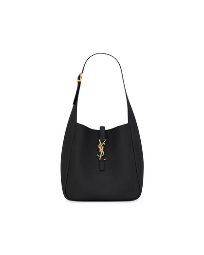 YSL BLACK SHOULDER MONOGRAM ACCENT