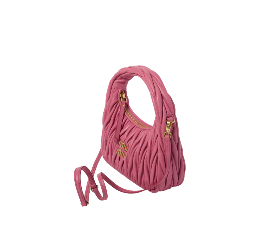 MIU MIU MINI HOBO BAG PINK