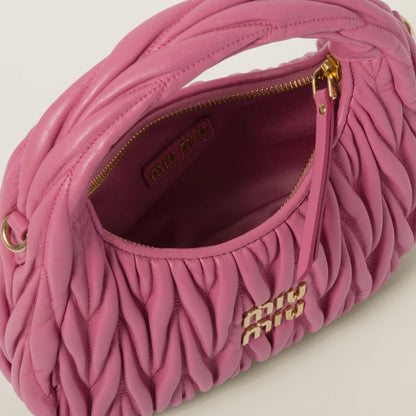 MIU MIU MINI HOBO BAG PINK