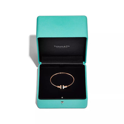 TIFFANY T. SLIM ROSE GOLD BRACELET